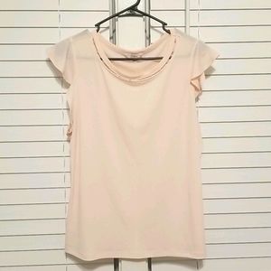 Pink Blouse with Pearls